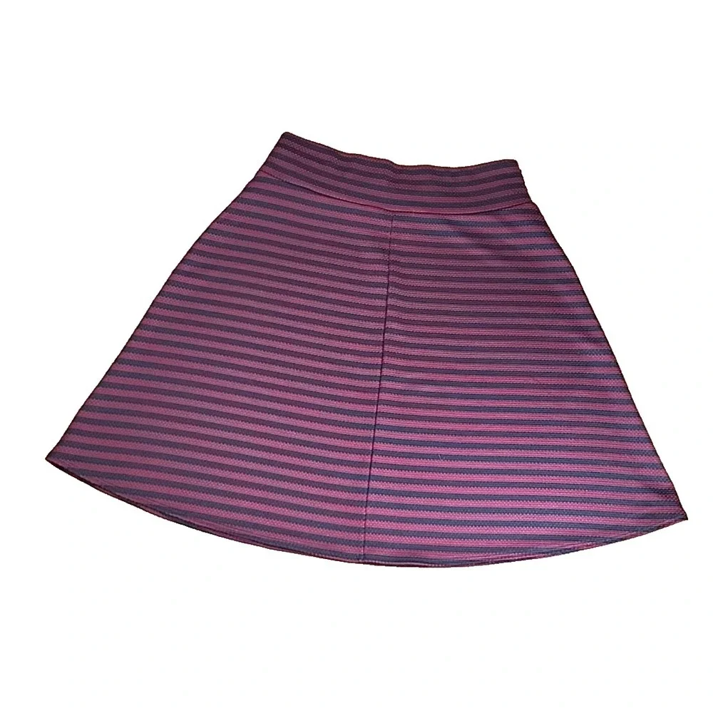 Gothic Fairy Striped Skirt Size Medium A Line Ribbon Black Red Studio 253 Whimsi